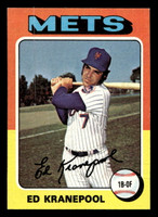 1975 Topps Mini #324 Ed Kranepool Very Good MINI 