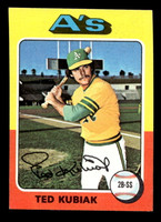 1975 Topps Mini #329 Ted Kubiak Ex-Mint MINI 