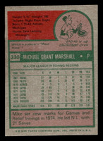 1975 Topps Mini #330 Mike Marshall Near Mint MINI 