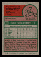 1975 Topps Mini #338 Rick Stelmaszek Ex-Mint MINI 