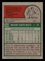 1975 Topps Mini #348 Tony Muser Ex-Mint MINI  ID: 513837