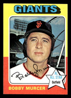1975 Topps Mini #350 Bobby Murcer AS Near Mint MINI 