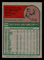 1975 Topps Mini #355 Chris Cannizzaro Ex-Mint MINI  ID: 513848