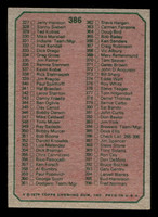 1975 Topps Mini #386 Checklist 265-396 Ex-Mint MINI 