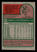1975 Topps Mini #387 Jim Spencer Excellent+ MINI 