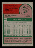 1975 Topps Mini #480 Carlos May Ex-Mint MINI 