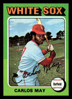 1975 Topps Mini #480 Carlos May Near Mint+ MINI 