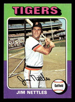 1975 Topps Mini #497 Jim Nettles Ex-Mint MINI 