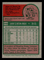 1975 Topps Mini #546 John Knox Ex-Mint MINI 
