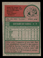 1975 Topps Mini #566 Ray Burris Near Mint MINI  ID: 514040