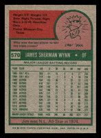 1975 Topps Mini #570 Jim Wynn Near Mint MINI 