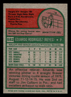 1975 Topps Mini #582 Eduardo Rodriguez Ex-Mint MINI  ID: 514078