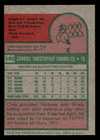1975 Topps Mini #585 Chris Chambliss Ex-Mint MINI  ID: 514084