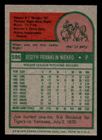 1975 Topps Mini #595 Joe Niekro Near Mint MINI 