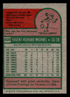 1975 Topps Mini #608 Gene Michael Near Mint MINI  ID: 514124