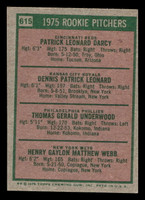 1975 Topps Mini #615 Dennis Leonard/Pat Darcy/Hank Webb/Tom Underwood Ex-Mint RC Rookie MINI  ID: 514137