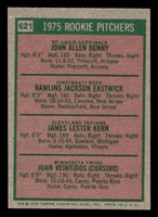 1975 Topps Mini #621 Rookie Pitchers John Denny/Rawly Eastwick/Jim Kern/Juan Veintidos Near Mint RC Rookie MINI 