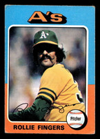 1975 Topps Mini #21 Rollie Fingers Very Good MINI  ID: 514225