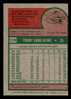 1975 Topps Mini #119 Tommy Helms Ex-Mint MINI 