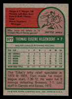 1975 Topps Mini #377 Tom Hilgendorf Near Mint MINI 