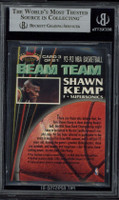 1992-93 Stadium Club Beam Team #3 Shawn Kemp Sonics BGS 9 Mint