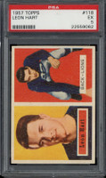 1957 Topps #118 Leon Hart Lions PSA 5 EX