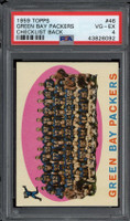 1959 Topps #46 Team Card Green Bay Packers PSA 4 VG-EX