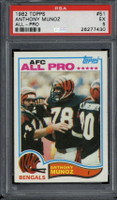 1982 Topps #51 Anthony Munoz Bengals PSA 5 EX RC