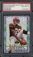 2000 Edge Masters #213 Peter Warrick Bengals PSA 10 Gem Mint RC ID: 514380