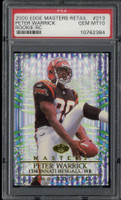 2000 Edge Masters #213 Peter Warrick Bengals PSA 10 Gem Mint RC ID: 514381