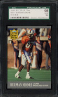 1991 Fleer Ultra #291 Herman Moore Lions SGC 10 Gem Mint RC