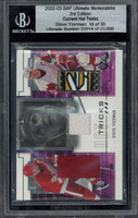 2002 BAP Ultimate Memorabilia Steve Yzerman Red Wings BGS /50 GU Hat Tricks