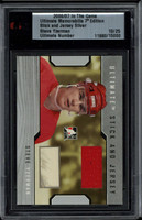 2006 Ultimate Mem Stick Jersey Steve Yzerman Red Wings BGS Silver /25