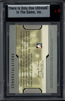 2006 Ultimate Mem Stick Jersey Steve Yzerman Red Wings BGS Silver /25