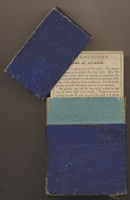 circ. 1900's Porter & Coates Game of  Authors  52 cards with instructions and original box  #*sku37145