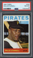 1964 Topps #342 Willie Stargell Pirates PSA 8 NM-Mint