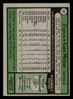 1979 Topps #97 Sam Mejias Near Mint  ID: 514550