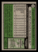 1979 Topps #124 Dan Schatzeder Near Mint+ 