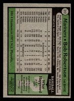1979 Topps #312 Bob Robertson Near Mint 