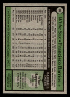 1979 Topps #386 Francisco Barrios Ex-Mint 