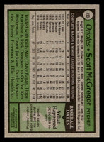 1979 Topps #393 Scott McGregor Near Mint 