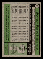 1979 Topps #394 Randy Stein Near Mint+ RC Rookie  ID: 514847