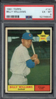 1961 Topps #141 Billy Williams Cubs PSA 6 EX-Mint RC