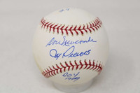 Don Newcombe Roy Sievers Baseball PSA/DNA Authenticated Signed Auto 1949 ROY