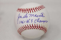 Joe DeMaestri Baseball PSA/DNA Authenticated Signed Auto Yankee 1961 W.S. Champs