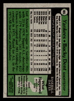 1979 Topps #485 Bucky Dent Near Mint+ 