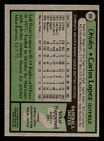 1979 Topps #568 Carlos Lopez Near Mint  ID: 515108