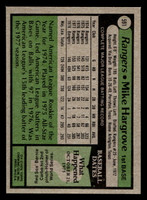 1979 Topps #591 Mike Hargrove Near Mint  ID: 515131