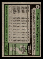 1979 Topps #599 Jim Spencer Near Mint 