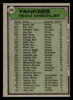 1979 Topps #626 Bob Lemon MG Near Mint 